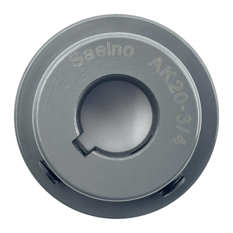 [Australia - AusPower] - AK20-3/4 Single Groove Fixed Bore V Belt Pulley 3/4 inch bore 2 inch Outside Dia V-Belt Sheave Cast Iron for A AX 3L 4L V-Belts 