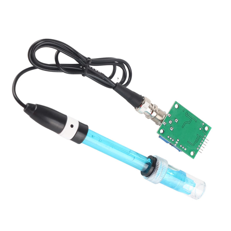 Hilitand PH Module Probe Kit, PH0-14 Value Detect Sensor Module + PH Electrode Probe BNC