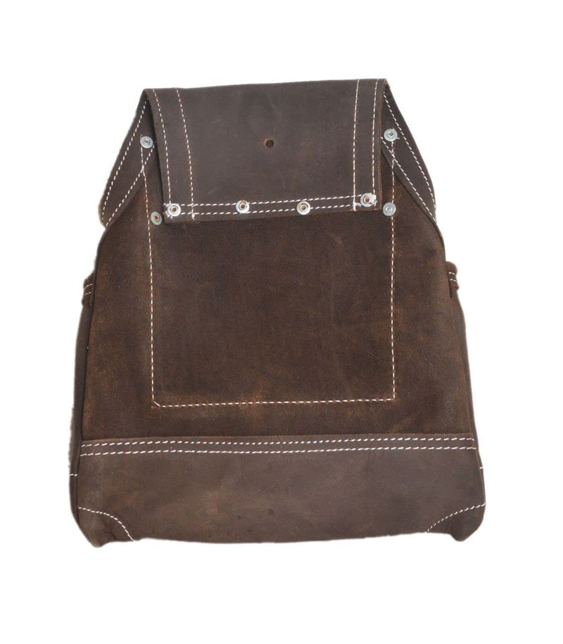 Zeluga 20-148 10 Pocket Top Grain Leather Tool Bag, Oil Tan