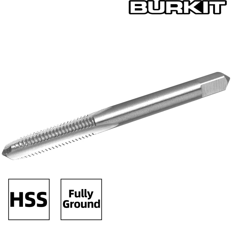 [Australia - AusPower] - Burkit 2pcs No 2-56 UNC Thread Tap Right Hand, HSS 2 x 56 UNC Straight Fluted Machine Tap 