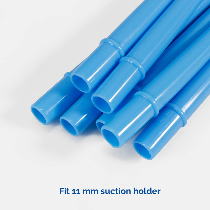 [Australia - AusPower] - JMU 100 Pcs Dental Surgical Aspirator Tips 1/16" Blue, Pack of 25, 4 Packs Blue-1/16" 