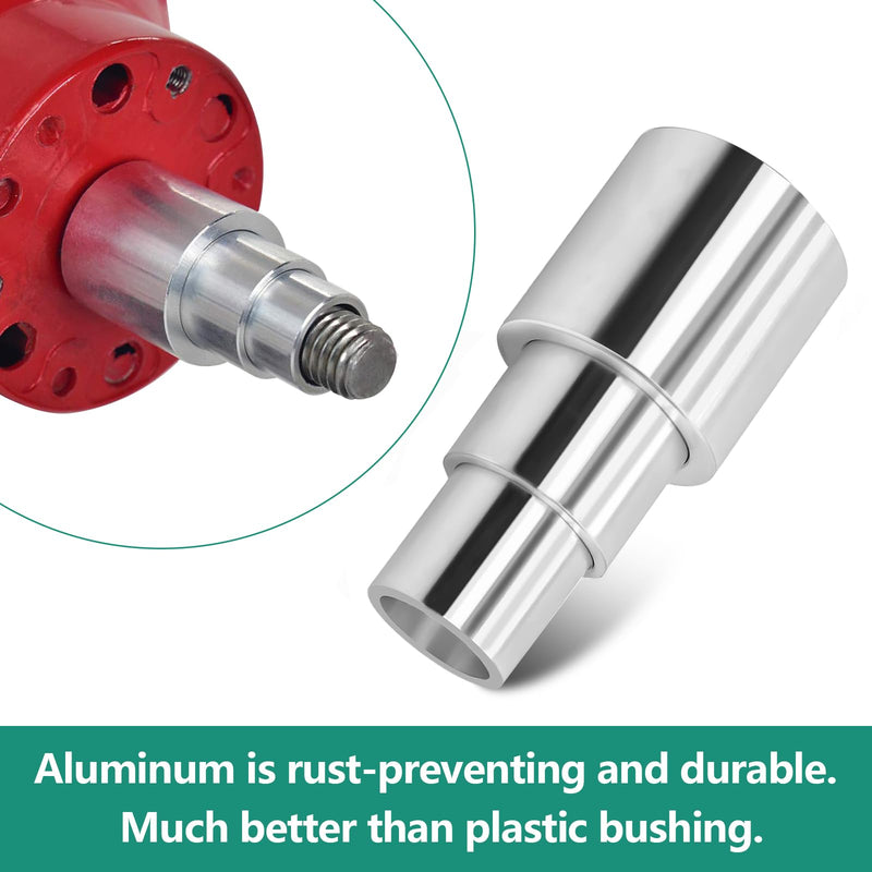 [Australia - AusPower] - Reducing Bushing Arbor Adapters for Bench Grinder Wheel, 1'' Thick from 1'' to 3/4'', 5/8'', 1/2'' Aluminum 