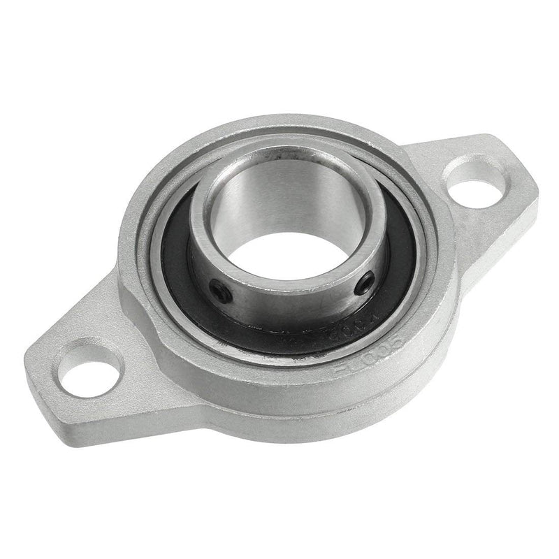 [Australia - AusPower] - KFL005 25mm Zinc Alloy Self Aligning Pillow Block Flange Bearing, Zinc Pack of 2 