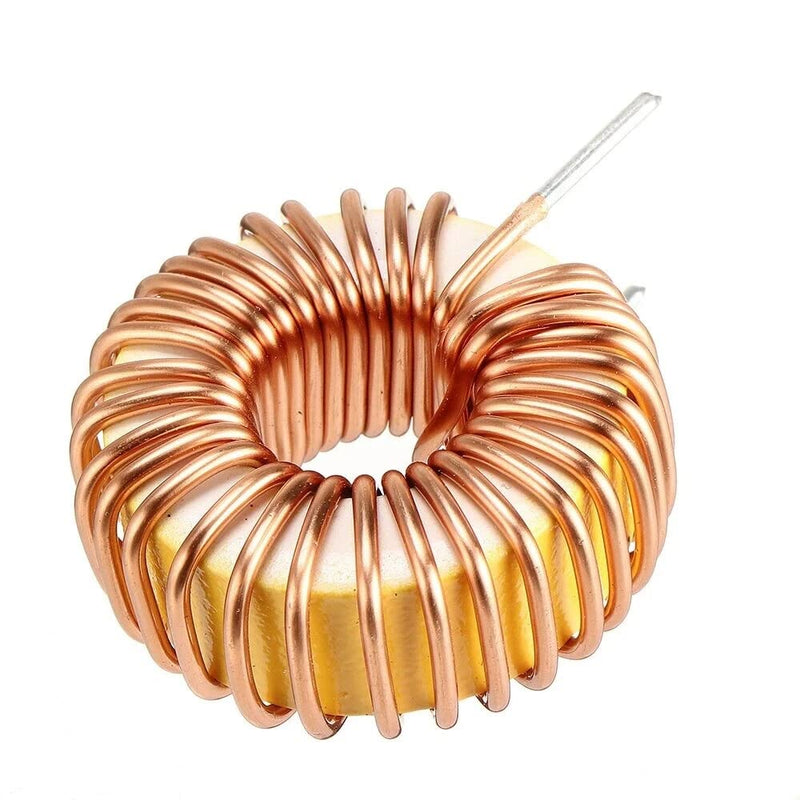 DollaTek 4 x Vertical Toroid Magnetic Inductors Monolayer Wire Wind Wound 22uH 15A Inductance Coil