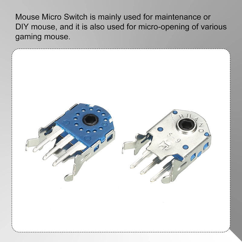 [Australia - AusPower] - MECCANIXITY Mouse Wheel Encoder 9mm 300W Time Accurate Decoder Rotary Mouse Scroll Wheel Encoder 5 Pcs 