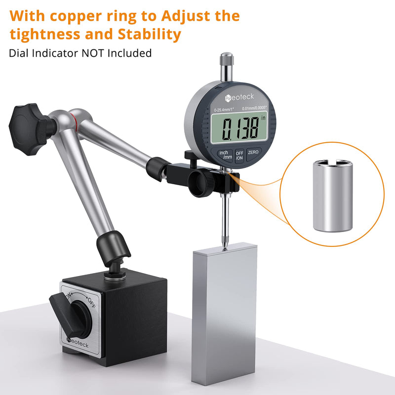 [Australia - AusPower] - Neoteck 1''/25.4mm Digital Indicator+ 176lbs/80KG Magnetic Base 