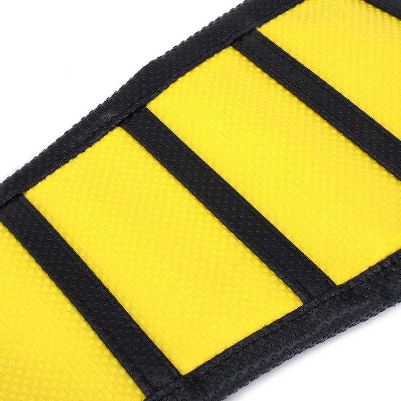 JFG RACING Dirt Bike Seat Cover,Motorcycle Cushion with Non-Slip Rubber Striped for RM125 RM250 1996-2000 - Gold
