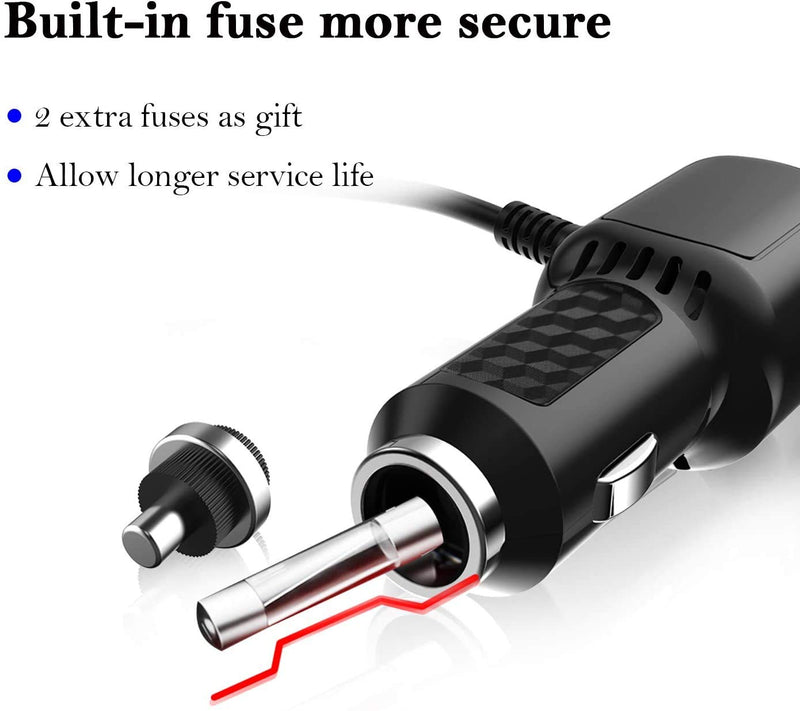 [Australia - AusPower] - Car Charger for Garmin Nuvi, Garmin GPS Charger Cable,Mini USB Power Cord Cable Dual Port USB Vehicle Power Charging Cable Cord for Garmin Nuvi C255 Dashcam 