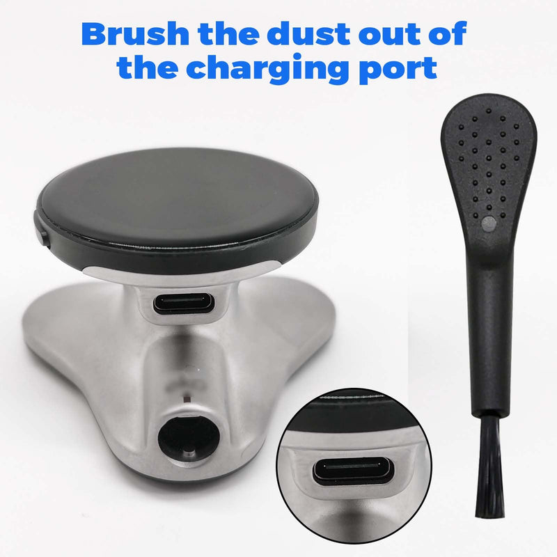 [Australia - AusPower] - 6 Pack Dust Plug for EKO CORE 500,Anti Dust Plug Cover Charging Port Protector Cap with Cleaning Brush for EKO Core 500 Digital Stethoscope (Champagne) Champagne 