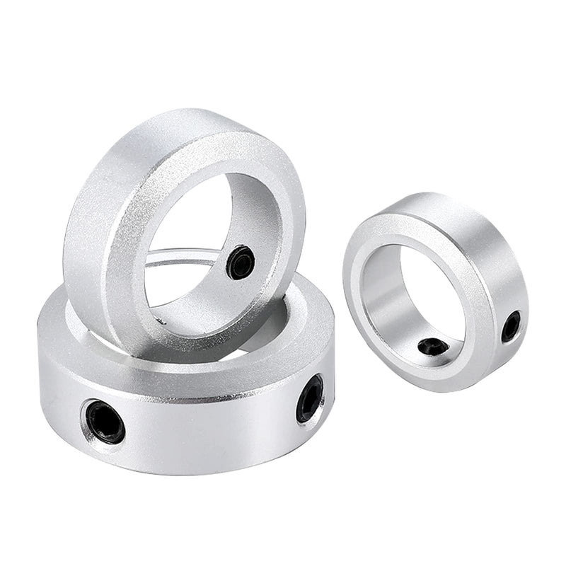 [Australia - AusPower] - (4-Pack) Aluminum Alloy 8mm Bore Shaft Collars Screw Style?Bore Shaft Collars with 8mm Bore Size, 14mm Outer Diameter, and 8mm Width - Suitable for CNC Machine Tools 4 