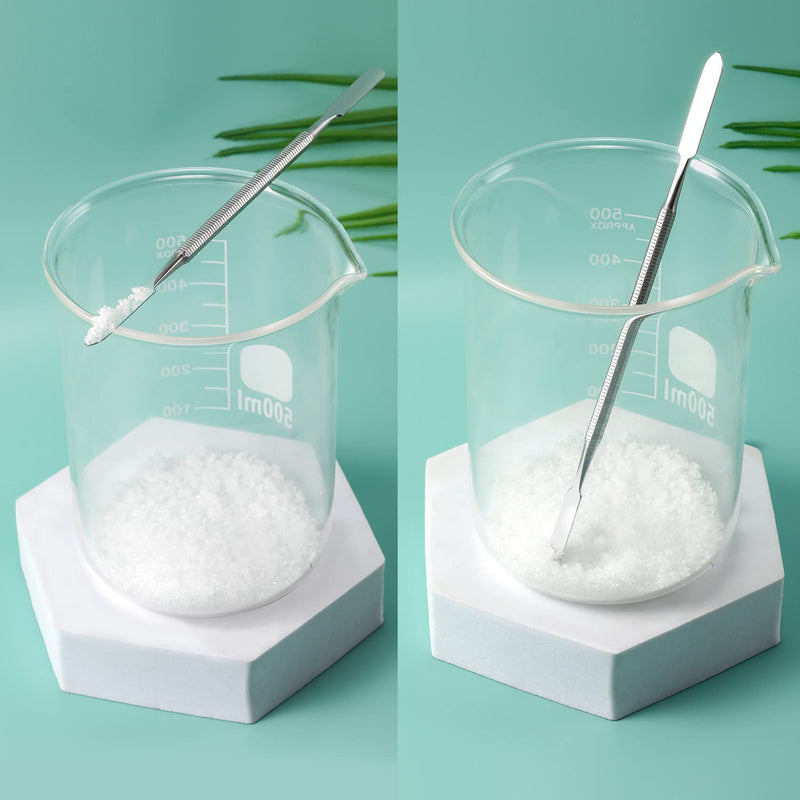 [Australia - AusPower] - Annhua 3 Pcs Dental Cement Spatula Dental Mixing Spatula, Stainless steel Lab Restorative Double Ended Instrument for Mixing Cement, Alginate and Sculpting Dental Wax 