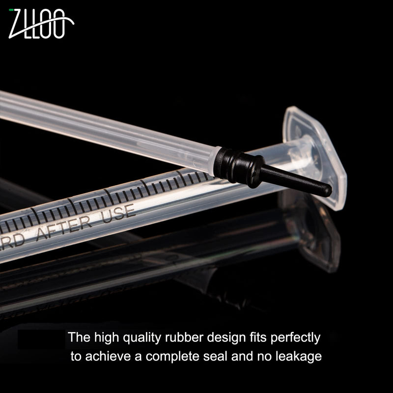 1ml/cc Plastic Tube with 25G-25mm Head, Disposable Luer-Lock Independent Packaging, Easy to Use (Pack of 50) 50 Items