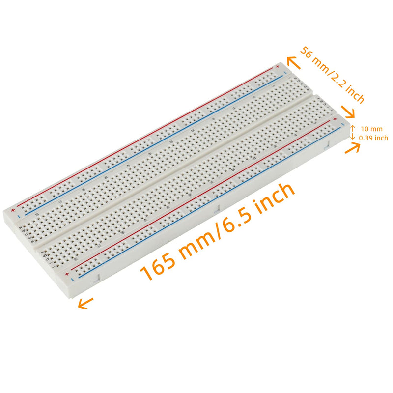 [Australia - AusPower] - Breadboard and Jumper Wires Kit Include 830 Tie Points Breadboard 400 Tie Points Breadboard Jumper Wire 