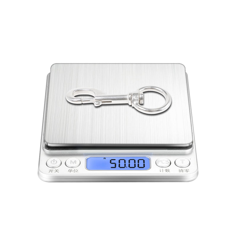 [Australia - AusPower] - ORCATORCH Swivel Eye Snap Hook Stainless Steel Bolt Snap Corrosion-Resistant Marine Clips for Underwater Scuba Diving, Dog Leash, Key Chain, Camera Strap, Clothesline (Three Optional Size) Sh316-3.5inch 
