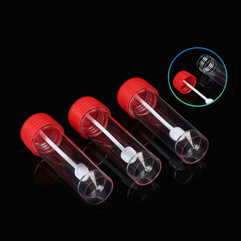 [Australia - AusPower] - 10pcs Stool Specimen Cups with Lids, 25-30ml Stool Cups Stool Container with Spoon Lid 
