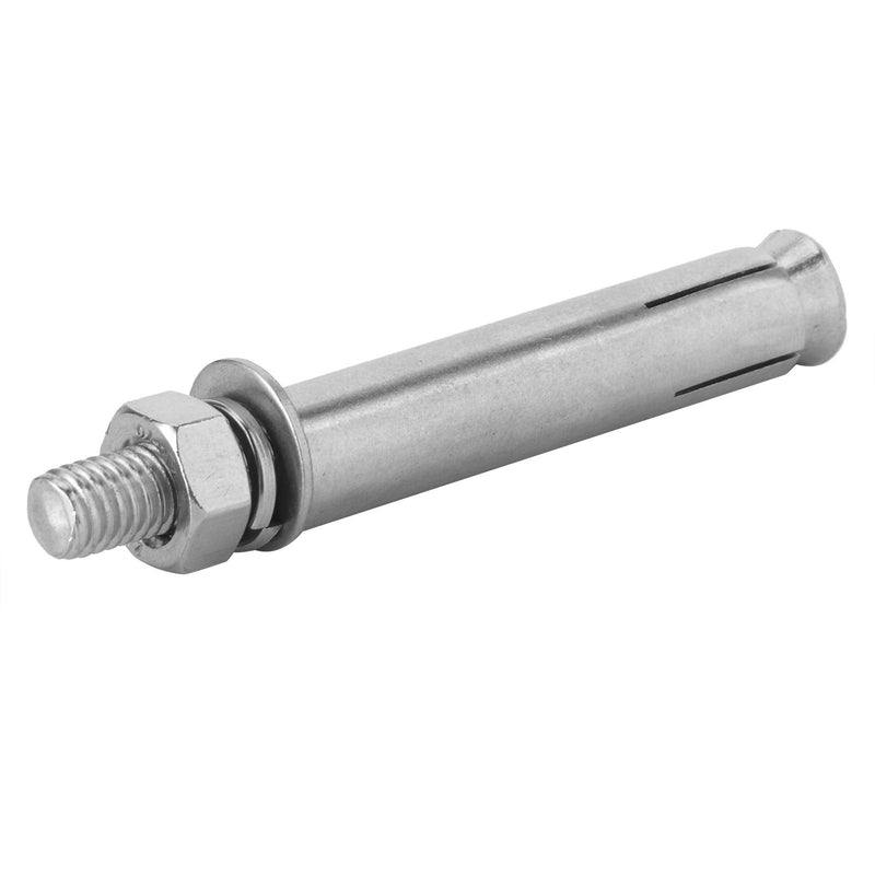 [Australia - AusPower] - Eujgoov 10Pcs Stainless Steel Expansion Bolts M8x80 Hex Nut Expansion Bolts Anchor Accessories for Home Improvement 