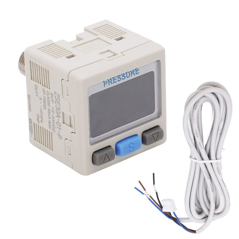 [Australia - AusPower] - Digital Pressure Switch Controller, Air Pressure Regulator Valve Pneumatic Vacuum Digital Controller Swtich 12~24V DC 0-101kPa, RC 1/8in Interface Thread 