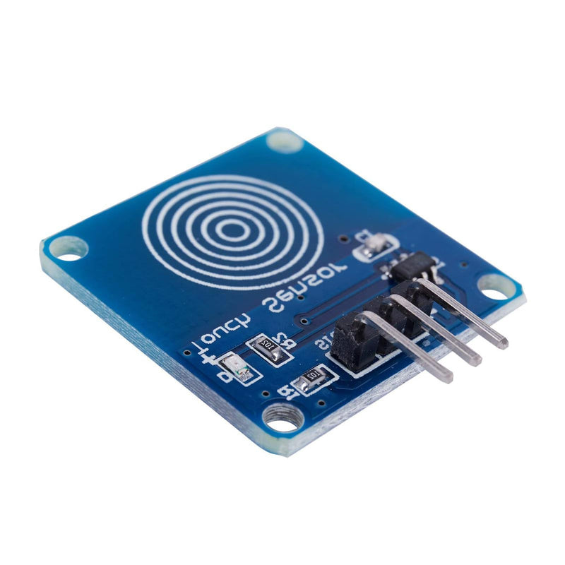 [Australia - AusPower] - 10PCS TTP223B Capacitive Touch Switch Module - 2-5.5V Digital Sensor with M2 Mounting Holes for DIY Smart Home/Non-Metal Surfaces 