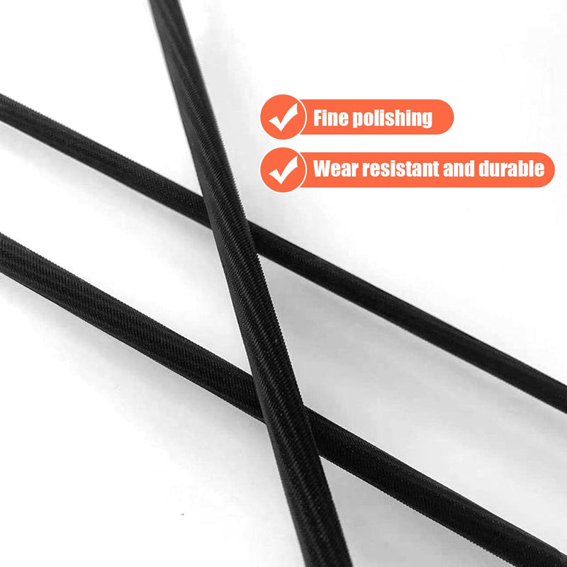 [Australia - AusPower] - Set of 4 Chainsaw Sharpening, Horse Round File, File Chainsaw, Round File Chainsaw, Chainsaw Files, File Set, Available in 4 Sizes of 3.2 mm, 4.0 mm, 4.8 mm, 5.5 mm Horse File Suitable for Chainsaws 