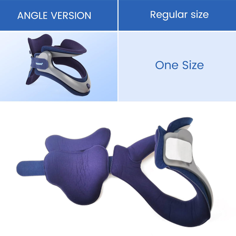 [Australia - AusPower] - Velpeau Cervical Neck Traction Device, Adjustable Neck Support Brace for Men Women, Neck Stretcher for Pain and Decompression Relief, Posture Corrector?Angle Version? Angle Version 