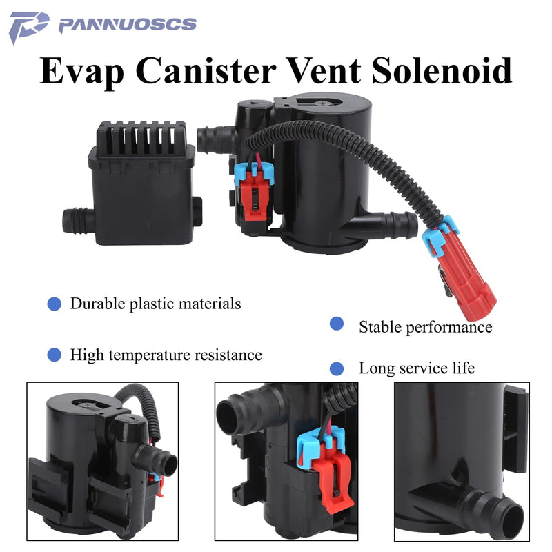 PANNUOSCS Evap Canister Vent Solenoid P0449 Compatible with 2004-2010 Chevy Silverado GMC Sierra 1500 2500 3500 HD Classic Purge Valve 911-237 10357992 19207763 CVS34