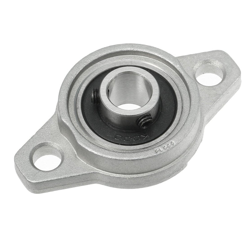 [Australia - AusPower] - uxcell 2pcs KFL000 10mm Zinc Alloy Self Aligning Pillow Block Flange Bearing 