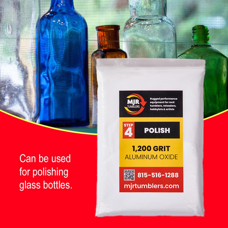 [Australia - AusPower] - MJR Tumblers 1 LB Polish 1200 Aluminum Oxide Rock Refill Grit Abrasive Media Final Step USA 