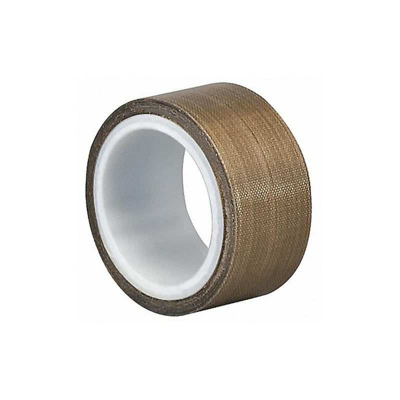 TapeCase 134-3 PTFE Tan Abrasion Resistant Fiberglass Tape, Silicone Adhesive, Industrial Grade - 0.25" Width, 5YD Length (1 Roll), Beige (1/4-5-134-3) 5 Yards 0.25 inches 1