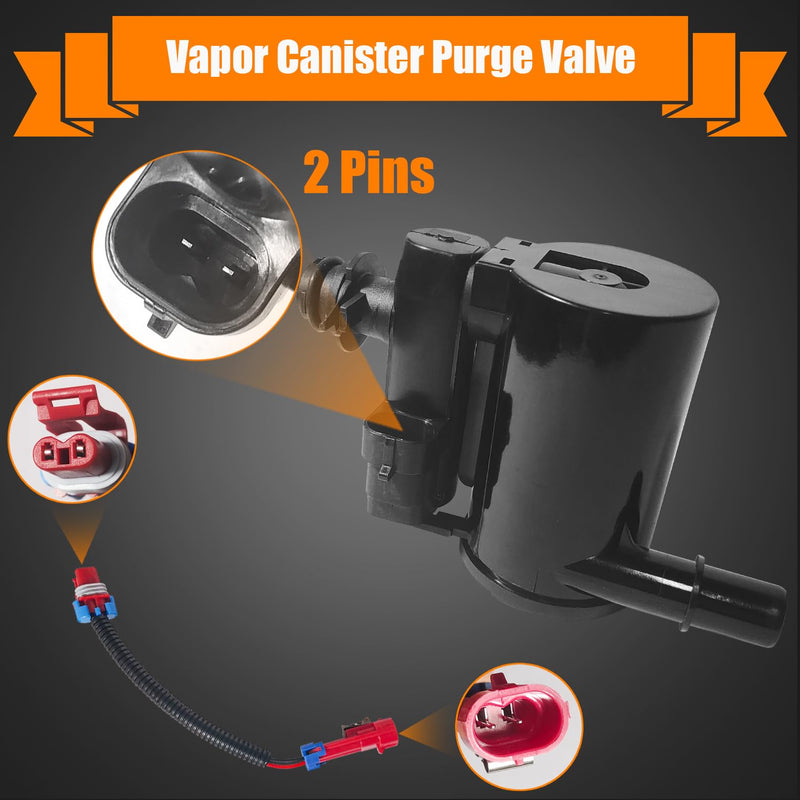 [Australia - AusPower] - 911-799 Vapor Canister Purge Valve Fit for 2007-2019 Kia Sorento/Hyundai Santa, Vapor Canister Vent Solenoid Valve Replace OE# 31453-3Q500, 2M1416, 2M1419, CPV82, CVS72, 31430-0W000 911-799 31430-0W000 