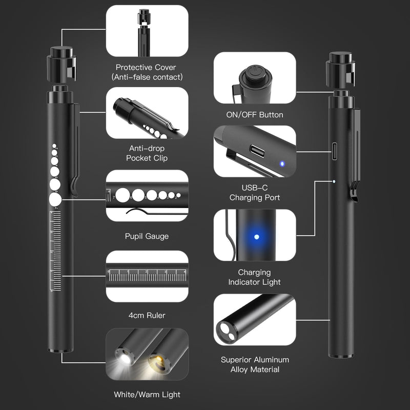 [Australia - AusPower] - SEVENKA Rechargeable Penlights & Dinosaur Headlamp 