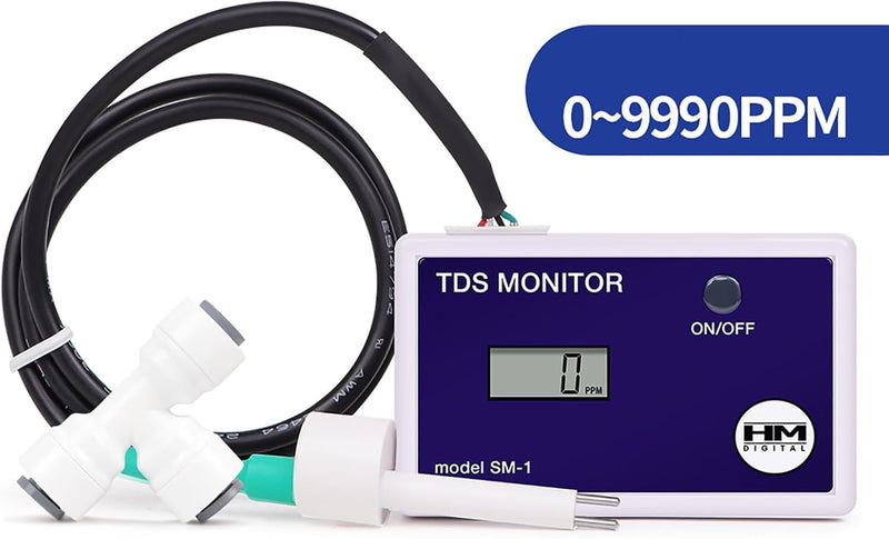 [Australia - AusPower] - HM Digital Single in-Line SM-1 TDS Monitor 0-9990 ppm 