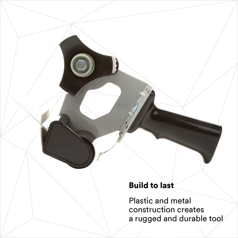 3M Pistol Grip Box Sealing Tape Dispenser HB903, Hand-Held Design, Heavy-Duty, Easy-to-Use Application, 1 per Case 2"