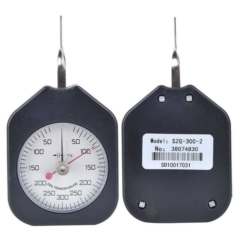 [Australia - AusPower] - SZG-300-2 Double Needle Dial Gauge Tensiometer Tensiometer Measuring Tool Plastic 