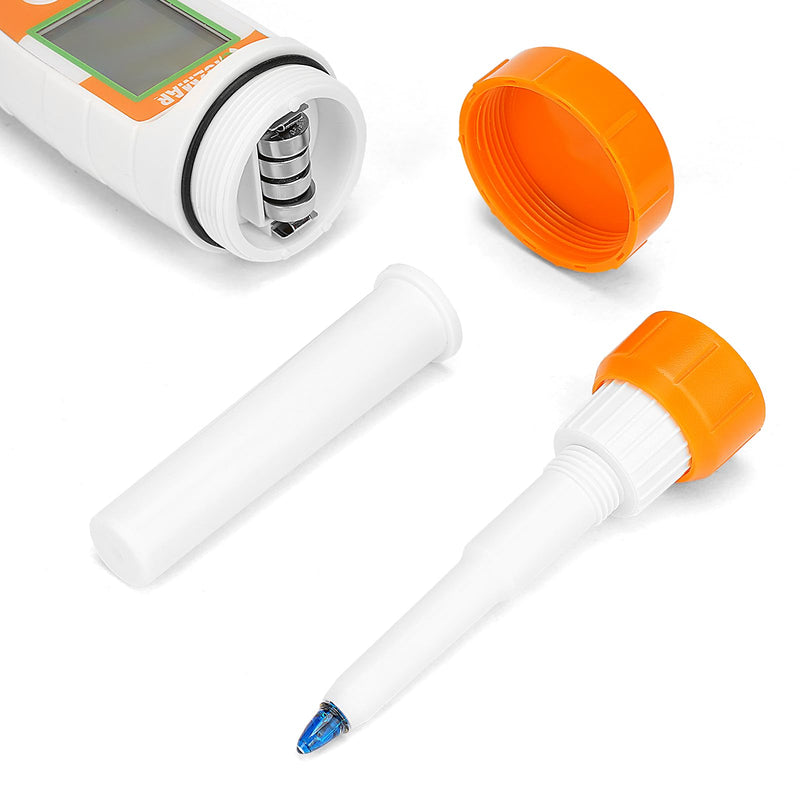 [Australia - AusPower] - pH Tester for Food Digital pH Meter for Sourdough Starter and Dough Spear Sensor Food pH Kit Works for Fermented Sausages Cheese Sushi Rice Canned Jam Soapmaking and Other Solid Semi-solid 