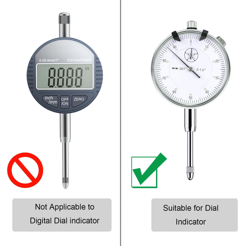 [Australia - AusPower] - Dial Indicator Extension Set - Imperial Dial Indicators Tips 22 Pieces, for Precision Measurement -Dial Gauge Indicator with Extension, Tips, and Tools, Essential Tools for Dial Indicators 