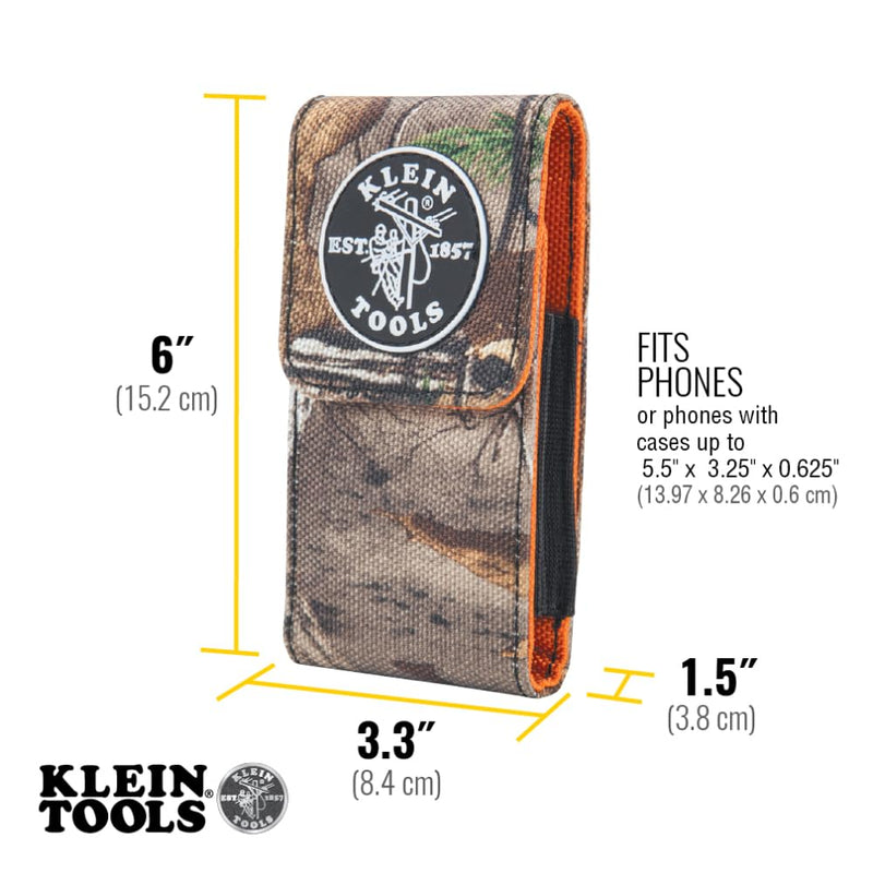 Klein Tools 55563 Tradesman Pro Camo Phone Holder, Large