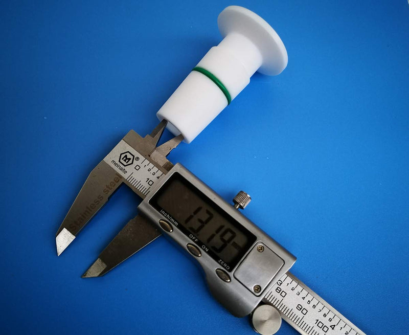 [Australia - AusPower] - PTFE 24/40 to KF25 Flange Adapter with Viton O Ring Bore 13mm at USA Warehouse 