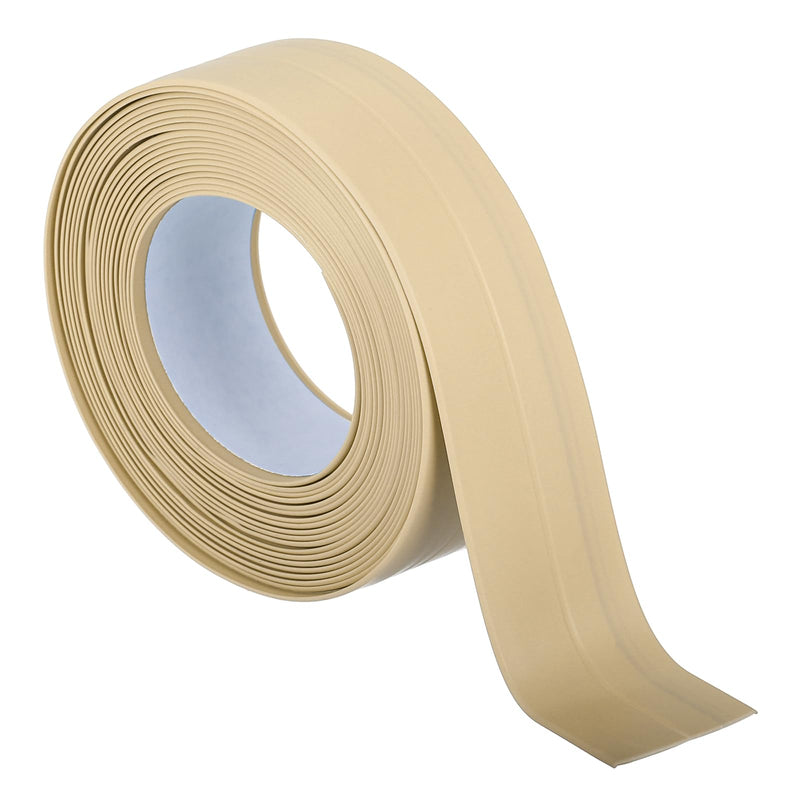 PATIKIL Caulk Tape 0.9" x 10.5 Ft, Self Adhesive Sealing Tape Waterproof Toilet Tub Caulk Sealant Strip Sealing Trim for Kitchen Bathroom Toilet Bathtub Sink Countertop, Yellow