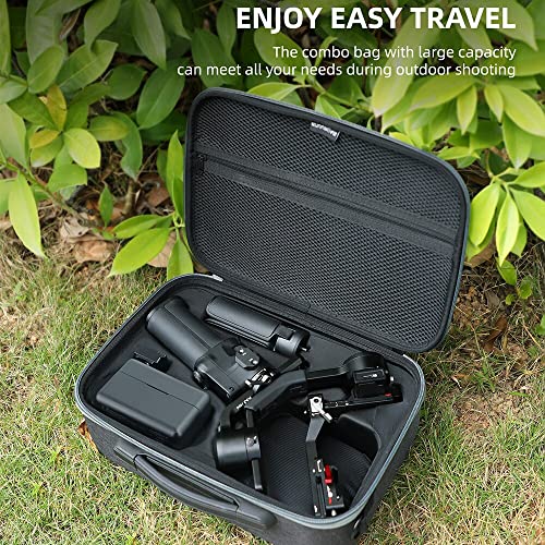 Portable Carrying Case Storage Shoulder Bag Travel Hard Shell Box Compatible with DJI Ronin RS3 Mini Handheld Gimbal Stabilizer