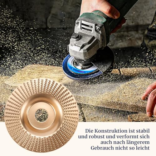 Tungsten Carbide Grinding Wheel 125mm, Sturdy Tungsten Carbide Grinder, Sanding Discs for Angle Grinder, Wood Carving Disc Durable for Woodworking Tools, Professional Craftsmanship