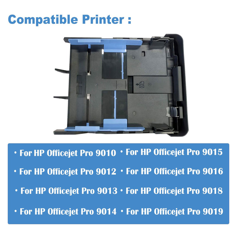 [Australia - AusPower] - Printer Paper Input Tray Delivery Tray Compatible with hp OfficeJet Pro 9010 9012 9013 9014 9015 9016 9018 9019 Replacement for Printer Tray Paper Input Delivery Tray, Durable Printer Parts 1 