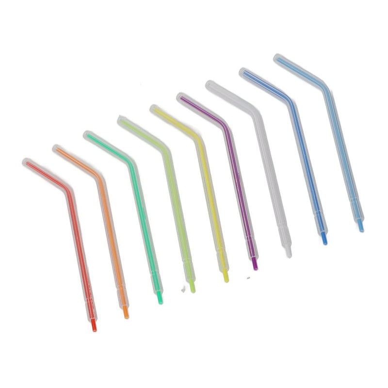 Pack of 250 Dental 3-Way Spray Nozzles, Disposable Replacement Classic Jet Tips, Dental Water Jet Nozzle Accessories, Color Coded for Efficient Organization, Compatible with Standard Dental Syringes