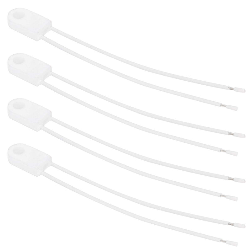 [Australia - AusPower] - 4Pcs Ceramic Thermal Electricity Circuit Overtemperature Protectors 250V 15A 125℃ 