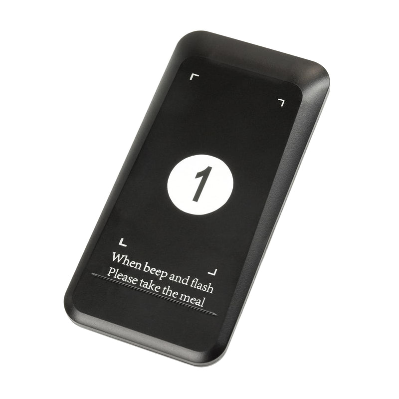 [Australia - AusPower] - Retekess TD157S Restaurant Pager System, Buzzers for Restaurant, 2 Call Modes, Outdoor 400M, 200 mAh Battery, for Food Trucks, Bars, Hospitals (1 Pager) 