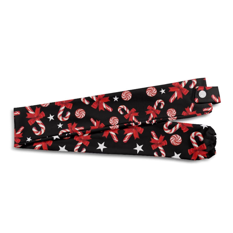 [Australia - AusPower] - Christmas Stethoscope Sleeve Nurse 2 Pack Candy Cane Stethoscope Cover Sleeve for Nurses Doctors Christmas Decorations 