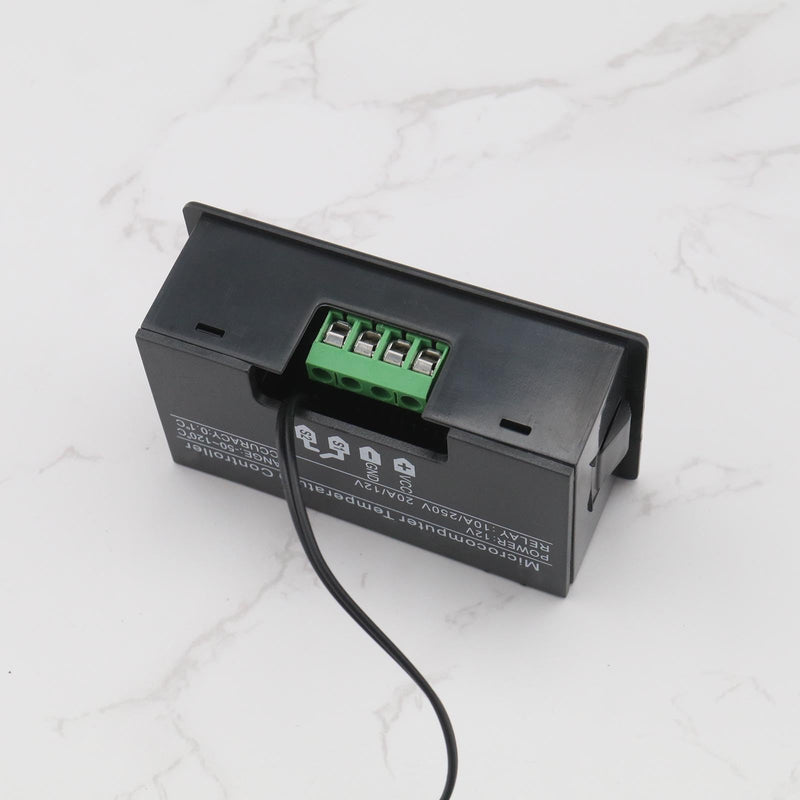 [Australia - AusPower] - The Lord of the Tools Pack of 2pcs W3230 LCD Digital Thermostat DC 12V 20A Digital Temperature Controller Regulator LED Thermostat Switch Sensor Thermostat Range -50-110 Degrees 