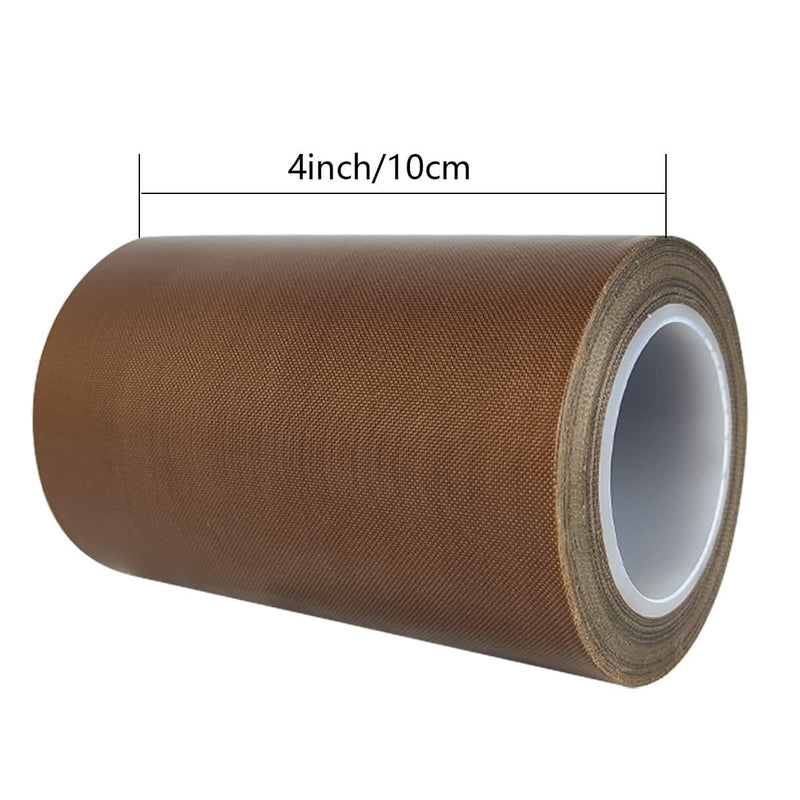 3 Different Size Teflon Tape Fiberglass High Temperature PTFE Fabric Roll with Adhesive