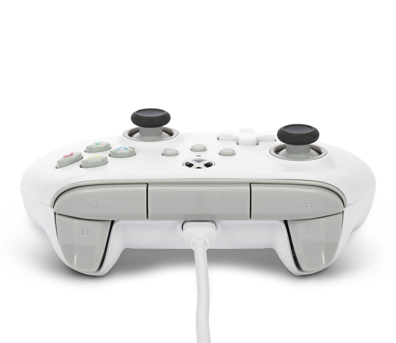 [Australia - AusPower] - PowerA Wired Controller for Xbox Series X|S - White, gamepad, video game / gaming controller, works with Xbox One 