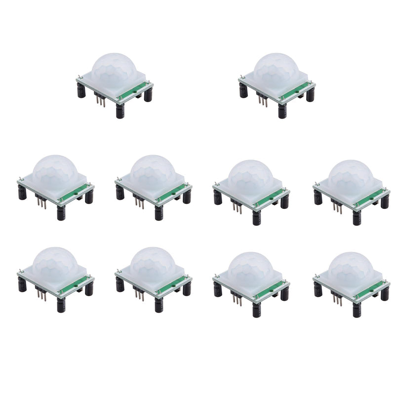 [Australia - AusPower] - 10 Pieces of HC-SR501 PIR Infrared Sensor Human Infrared Motion Module for Arduino and Raspberry Pi 