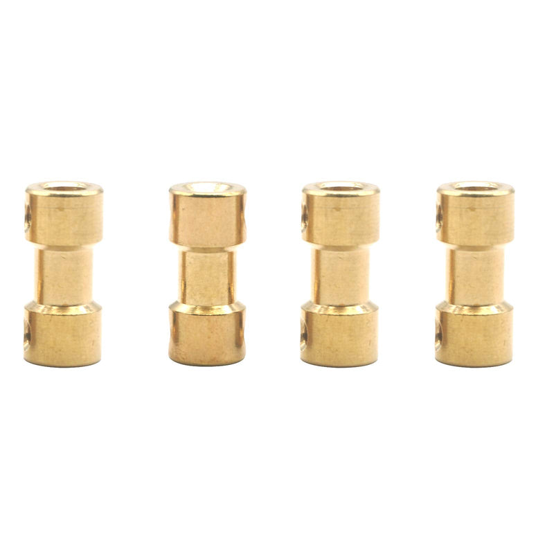 [Australia - AusPower] - 6Pack Vgoohobby Brass Motor Shaft Coupling Coupler Connector Sleeve Joint Adapter for RC DIY Airplane Boat Robot (3mm to 4mm) 3mm to 4mm 